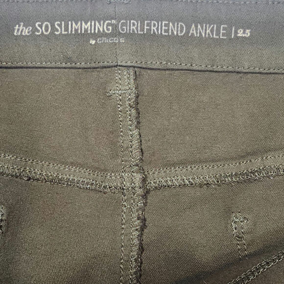 Chico's The So Slimming Girlfriend Ankle Pant Size 2.5 / L / 14 - Picture 5 of 9